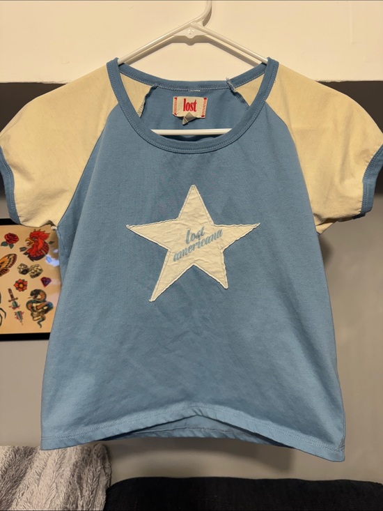 lost americana Tops - MGK baby tee